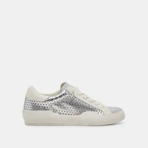 ZINA PERF 360 SNEAKERS SILVER LEATHER