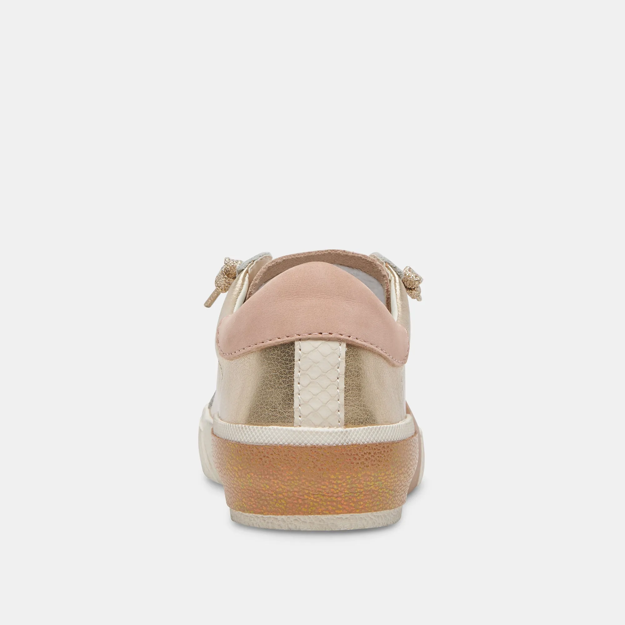 ZINA SNEAKERS GOLD LEATHER